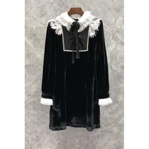 Robe en velours Design à paillettes pour femmes, jupe d'automne, produits européens, nouveau tempérament, 9BB196V