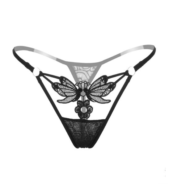 Panteras de encaje de bragas sexy tangas y cuerdas G ropa interior mujeres bragas de encaje íntimas sin cañones tanga gstring mujeres mariposas un5160848