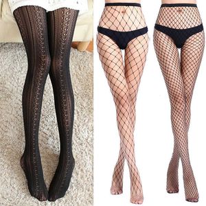 Kant panty's vrouwen sexy zomer tishnet sexy panty vrouwelijke uitgeholde vrouwen kousen kousen kousen hosiery panty pattern collant femme x0521