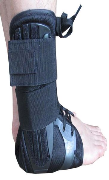 Soporte estabilizador de tobillo para lesiones elásticas para correr deportivo ajustable con cordones 7310056