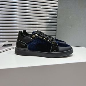 Casual boardschoenen met platte bodem, buitensporten, skateboardschoenen, luxe designer nieuwe high-end lederen ademende wandelschoenen, maten 39-47 + box