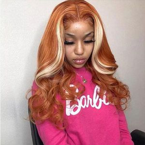 Lace Wig Natural Baby Hair Braziliaanse lichaamsgolf 13x4 HUND HAAR Pruiken Kleur Remy Pre -geplukte kanten voorpruik voor vrouwen