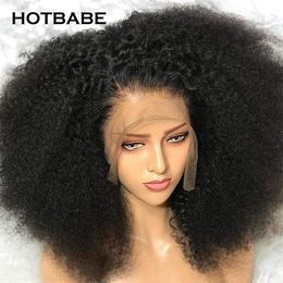 Pelucas de encaje 250 densidad Afro rizado peluca 13x4 13x6 HD transparente Frontal cabello humano brasileño 5x5 cierre 230609