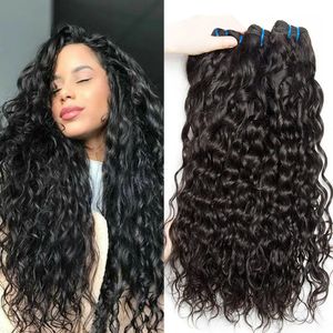 Kant Pruiken 30 Inch Braziliaanse Water Wave Menselijk Haar Bundels VIPBeauty Voor Zwarte Vrouwen Remy Hiar 1 Stuks 3 stuks Deal 231006