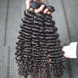 Lace Wigs CosDelu 30 32 40 inch Braziliaans bot Deep Wave Human Hair Bundels 3 4 Bundels Deal Hair Weave for Black Women 230821
