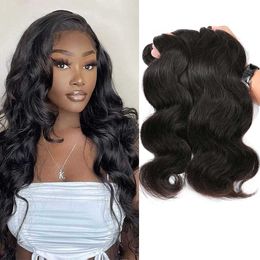 Pelucas de encaje DreamDiana 10A Paquetes de cabello vietnamita crudo Ombre Color Remy Body Wave 3 paquetes Cabeza completa Rubio 100% Extensiones de cabello baratas L240124