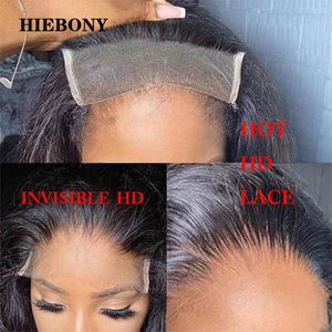 Lace Wigs Invisible 13x6 HD Lace Frontal rechte 5x5 6x6 7x7 HD Lace Sluiting Match All Skin Color 100% Human Hair vooraf geplukte haarlijn 230901
