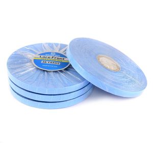 Kant Pruiken Pita Exterieur Rambut 0 8Cm 36Yard Perekat Pruik Dua Sisi Biru Penyangga Uitgevoerd voor Rambut Pruik Palsu Renda 230905