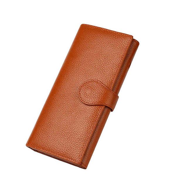 Ladi Travel Purse Zip Around Clutch Wallets Wristlet RFID Blocking Fashion Leather Women Long Wallets