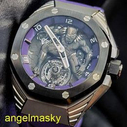 Ladies 'AP Wrist Watch 26620 IO en 2021 OO D077CA.01 ABBE ROYAL OAK Concept Titanium Metal Ceramic Manual Mens Mens Watch 26620IO.OO.D077CA.01
