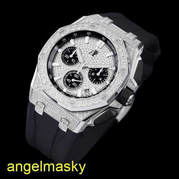 AP Wrist Watch pour les dames Royal Oak 26423BC Machinery Automatic Mens Diamond Full Sky Star Watch 43 mm avec une montre Platinum 18K