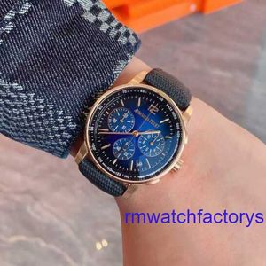 Montre-bracelet AP pour femme Epi CODE 11.59 série 26393OR or rose plaque bleue fumée pour homme mode loisirs affaires sport montre chronographe