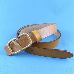 Cinturón de mujer moda v cinturón de lujo para hombre diseñador hebilla de latón liso retro distintivo 2,5 cm cinturon traje pantalones pantalones casual cinturones de diseñador de moda YD016 C4