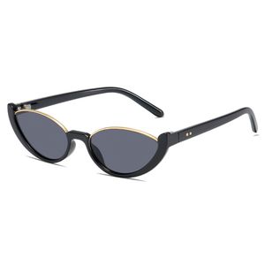 Gafas de sol de ojo de gato para mujer, gafas de sol de marco pequeño Avantgarde, gafas de sol sencillas de calle Avantgarde para mujer y hombre