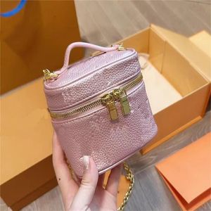 Dames design de luxe Micro Vanity Sac Cosmetic Sac Chain Sac Bottes Hands Sac à main Sac de voyage Sac de voyage ou valises 290A