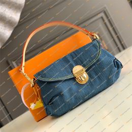 Bagsr de diseñadores de damas Denim Bordado Bolso Bordado Cross Body Shoulder Shoulder Bolsas de alta calidad 5A M95050 Totas bolsas