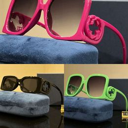 Señoras Diseñadores Gafas de sol Naranja Caja de regalo Gafas Moda Marca de lujo Gafas de sol Lentes de repuesto Encanto Mujeres Hombres Modelo unisex Viaje Playa Paraguas 88