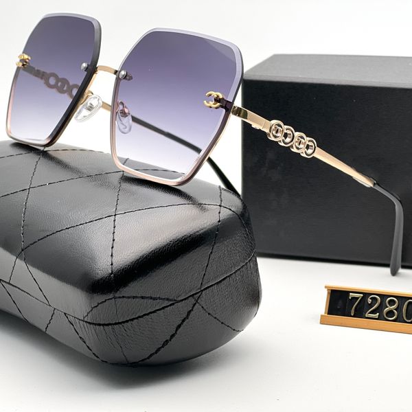 dames designers lunettes de soleil orange cadeau boîte lunettes mode marque de luxe lunettes de soleil lentilles de remplacement charme femmes hommes unisexe modèle voyage parasol bien