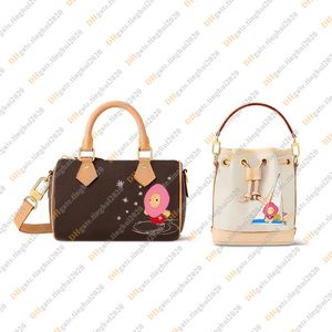 Ladies Fashion Casual Designe Luxury 23 Christmas Crossbody Totes Bag Bag Shoulder Bag Top Mirror Qualidad M82624 N40511 bolso de bolsa