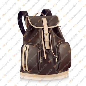 Dames mode casual ontwerp luxe bosfore tas backpack schoolbag field pack sport outdoor packs top spiegelkwaliteit m40107 zak portemonnee