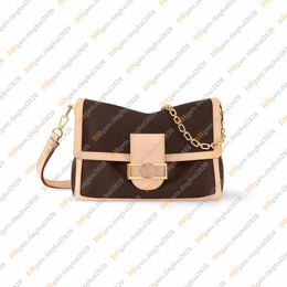 Dames mode décontracté Design Luxury Dauphine Soft GM Sac à bandoulière crossbody Taps Handbag Top Mirror Quality M47149 Pouche à main