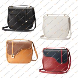 Bolso de hombro de inspiración ecuestre de lujo con diseño informal a la moda para mujer, bolso cruzado, bolso de mano, bolso de mensajero, calidad de espejo superior 740988