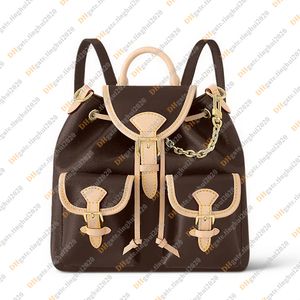 Dames mode casual ontwerp luxe excursie pm bag backpack schoolbag boek schoolbags rugzak packsacks top spiegel kwaliteit m46932 zak portemonnee