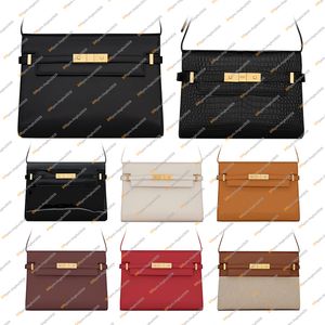 Damas Fashion Designe Designe Luxury Manhattan Box Bag Shoulse Totos Crossbody Totes Bag Messenger Bag Top Mirror Calidad 675626 579271 bolso de bolsas