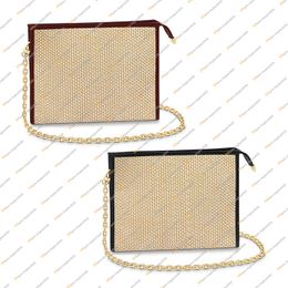 Señoras Moda Casual Designe Lujo TOILETRY CHAIN Bolso Crossbody Bolsos de hombro TOTE Bolso Messenger Bag Alta calidad TOP M81366 Monedero