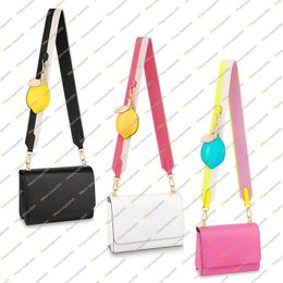 Ladies Fashion Designe Designe Luxury Twist Bag de hombro Crossbody bolsos Messenger bolsos de mensajería de alta calidad