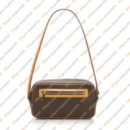 Bolso de mano Vintage de lujo con diseño informal a la moda para mujer, bolsos de hombro cruzados con espejo de alta calidad M51183