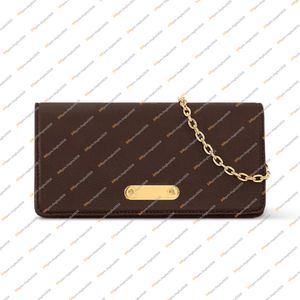 Moda para mujer Diseño casual Cartera de lujo en cadena Bolso de lirio Bolso de hombro Bolso Bolso cruzado Monedero Monedero superior Calidad de espejo M82509 Bolso de la bolsa