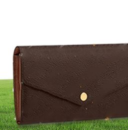 Dames mode casual ontwerper hoogwaardige top sarah portemonnee sleutel pouch m60531 n60114 m61182 lederen envelop wallets creditcard h4731849