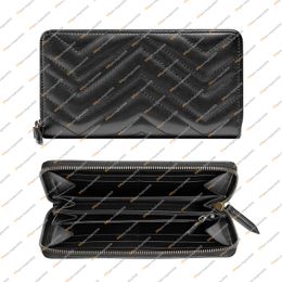 Moda feminina Casual Designer Luxo Bordado Carteira com zíper Bolsa de moedas Porta-chaves Porta-cartões de crédito de alta qualidade TOP 5A 443123 Porta-cartões de visita