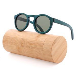 Dames mode luxe lunettes bois bambou lunettes de soleil femmes UV400 enfants enfants plus âgés lunettes de soleil polarisées 240219