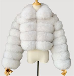 Mesdames Faux Fur Coat plus taille Femme Mode hivern