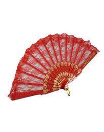 Mesdames pliant de la dentelle Fan Fan Party favorable Fans personnalisés des vieux décor de mariage pour décoration de maison Accessoires de danse 5365767