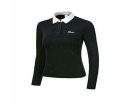 Les vêtements de golf pour dames portent des lidies à manches longues en polyester sweat de sport extérieur 2206279643647