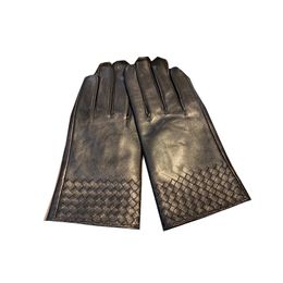 Dames en cuir cinq doigts gants hiver gant court polaire épaissi gant à la mode élégant gants de protection Festival présent