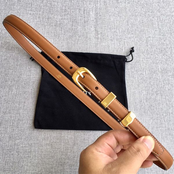 Dames De Luxe Designer Ceinture De Mode Ceinture Classique Marque Ceintures En Cuir 1.8cm Largeur Ceinture Ceinture Mince Ceintures Casual Ceintures Minces