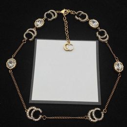 Женское роскошное дизайнерское ожерелье, кулон, ожерелье высокого качества277b