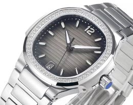 Ladies Mechanical Watch Sport Elegant Series 324Sc Integrated Movement Automatic Wikkeling 35.2mm7118 Crystal Diamond Dial Nautilus Watch