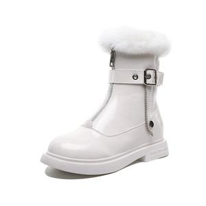 Mesdames non glissées Snow Femmes Botes décontractées chaussures de mode en cuir étanche femme à la cheville chaude automne hiver 564