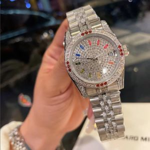 Dames quartz batterijhorloge designer klassiek 31MM horloge 904L diamant volledig roestvrij staal diamanten wijzerplaat saffier waterdicht horloge montre de luxe