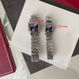Dames Quartz Watch Designer Gold 22 * 22/27 * 27 mm aa Tout en acier inoxydable peut acheter un verre saphir étanche de la montre de luxe lumineuse de la montre de luxe