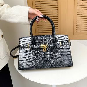 Sac à bandoulière pour femme 6 sacs à main en crocodile élégants magnifiquement colorés cette année sac fourre-tout en cuir épaissi populaire sac à dos à boucle tendance quotidienne 91988 #