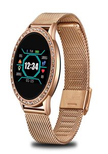 Mesdames Smart Watch Femmes Hypertenue Copie du moniteur de rythme cardiaque Tracker Sport Smart Band Band Alarm Rappel Smartwatch6792622