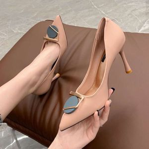 Faussettes d'été pour femmes chaussures de talon super haut pour femmes 2023 Stilito Points Office Chic et élégant style coréen Y2k A