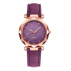 Montre Femme 36mm Mode Femme Montres Casual Style Classique Business Montre-Bracelet Boutique Bracelet pour Petite Amie Cadeaux d'anniversaire Montre De Luxe Violet