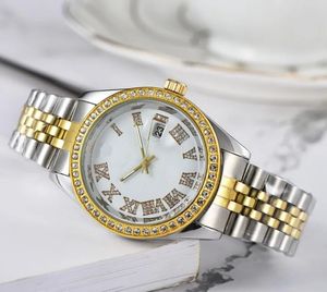 Dameshorloge Volautomatische mechanische horloges Roestvrij stalen band Diamant Buitenpolshorloge Waterdicht ontwerp Horloges Geschenken voor vrouwen met doos